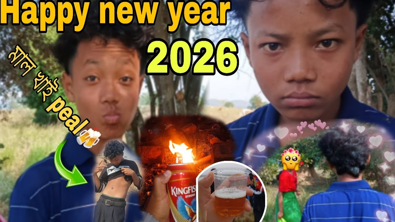 Happy new year guy's 2026 || মাল খাই peal🍻