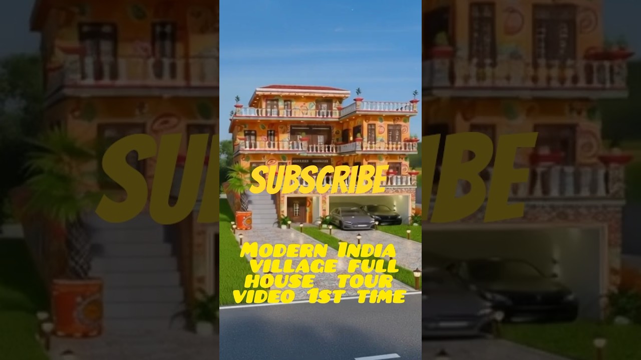 modern India village house Design. full house tour video uploadedstay towatch