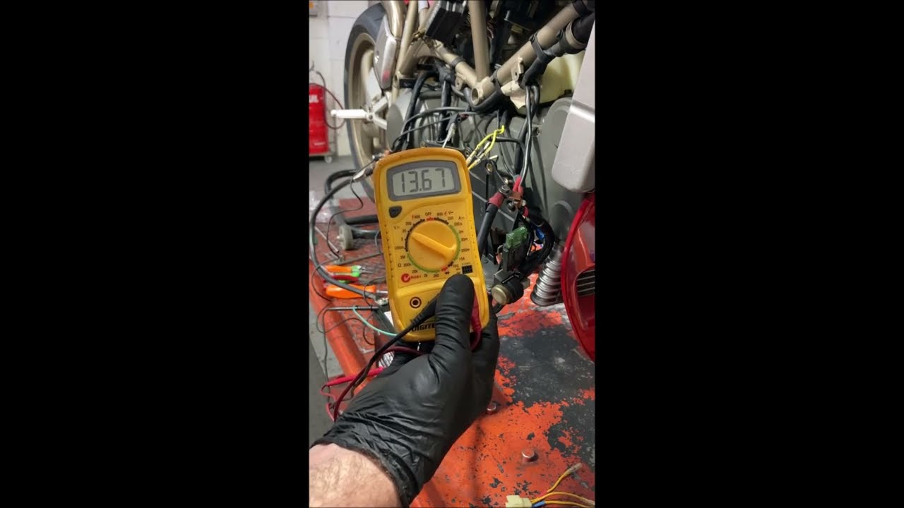 Диагностика системы зарядки Ducati