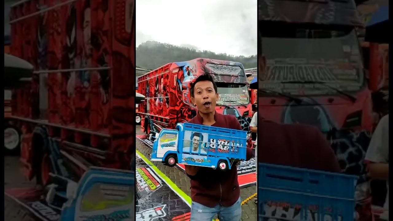 om irul bawa truk rendi andika di banjar negara hero fest 2021