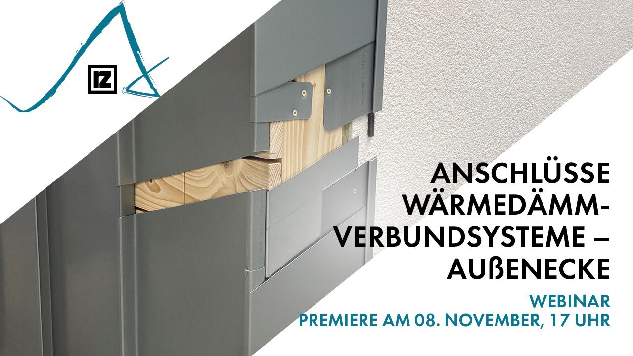Webinar: Anschlüsse Wärmedämmverbundsysteme – Außenecke (💪💪)