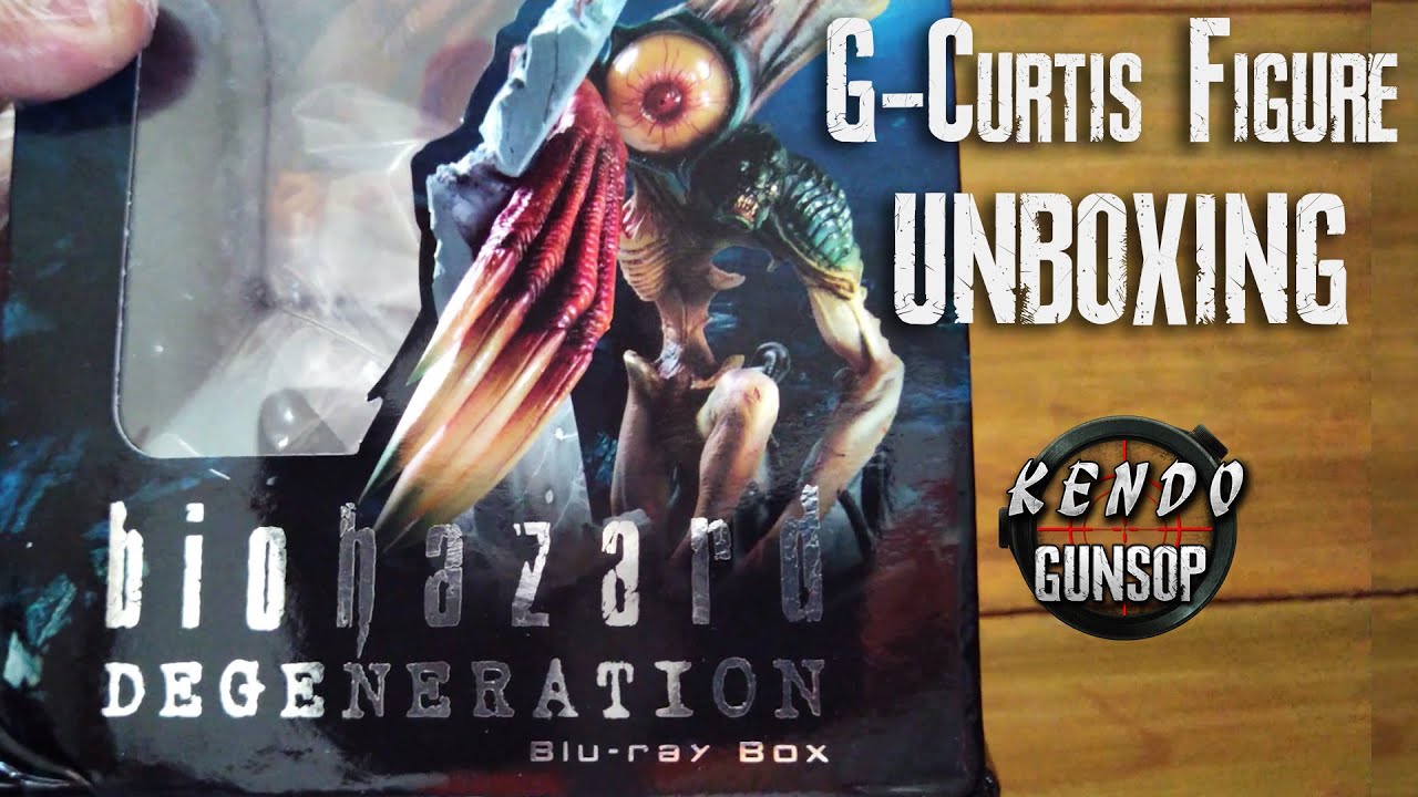 BIOHAZARD Degeneration Blu-ray G-Curtis Figure BOX UNBOXING (Resident Evil)