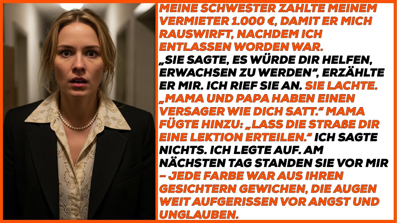 Schwester bestach meinen Vermieter mit 1.000 €, um mich nach meiner Kündigung rauszuwerfen.