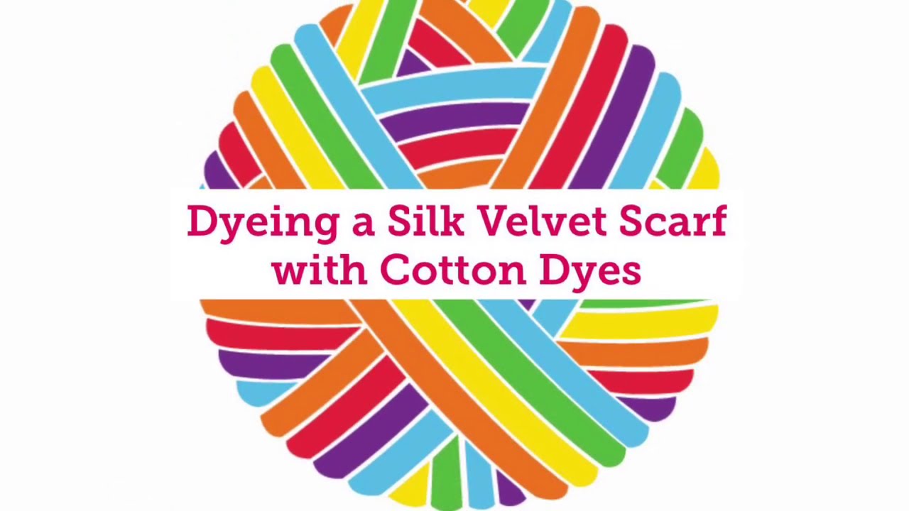 Dyeing a Silk Velvet scarf with Earth Palette Cotton Dyes.