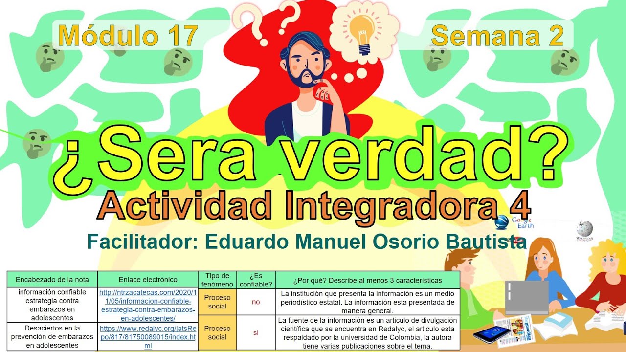 Módulo 17 semana 2 AI4 ¿Será verdad? 2021