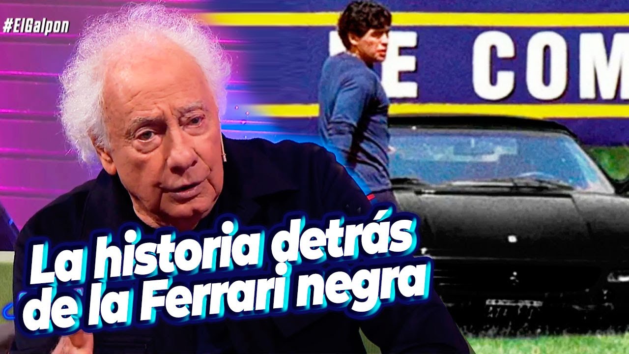 ¡INOLVIDABLE! La anécdota de la famosa Ferrari negra de Diego Maradona