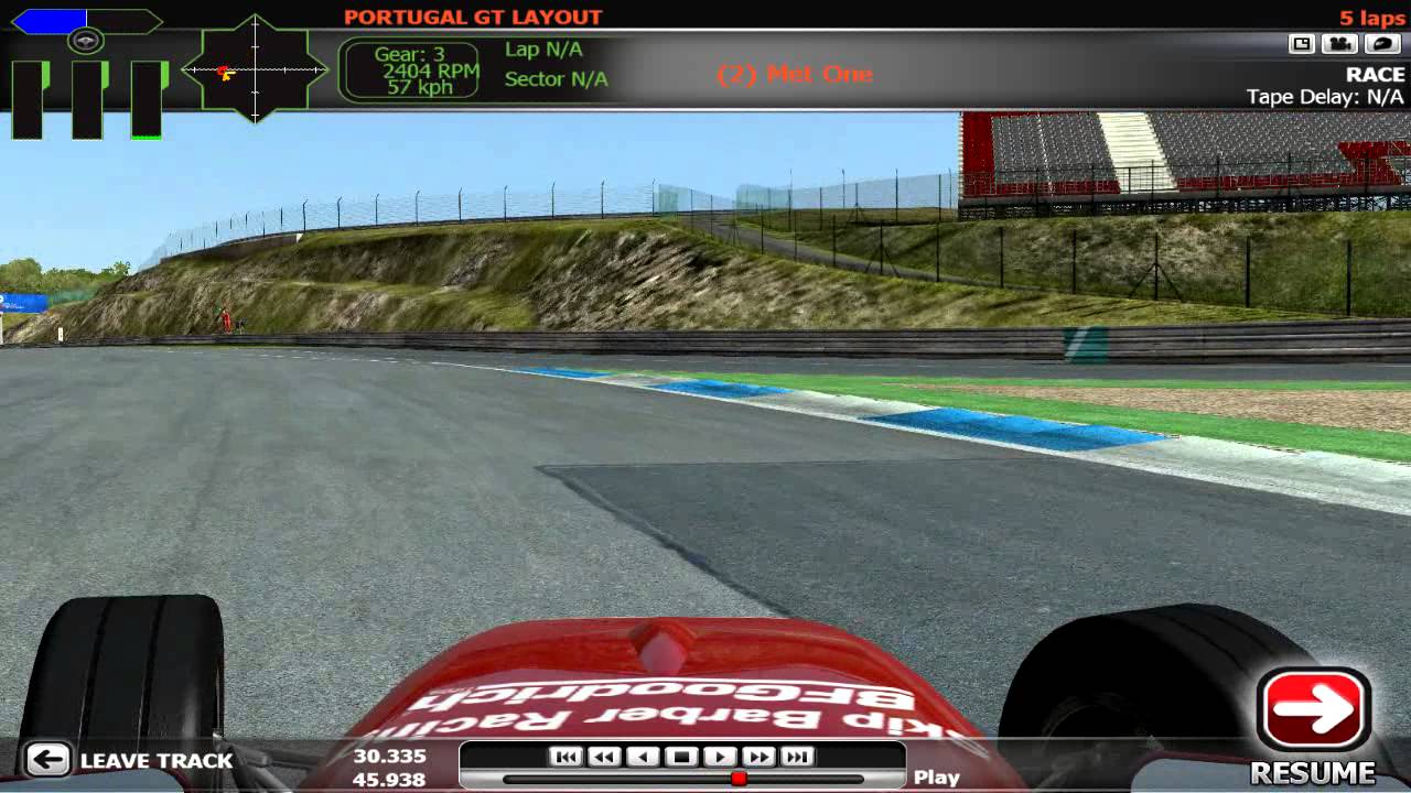 rFactor2 Trail Braking Oversteer