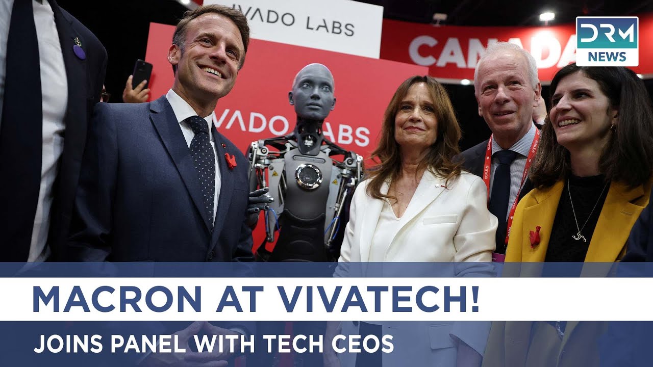 VivaTech 2025: Macron at VivaTech 2025 with NVIDIA & Mistral CEOs | AI1Z