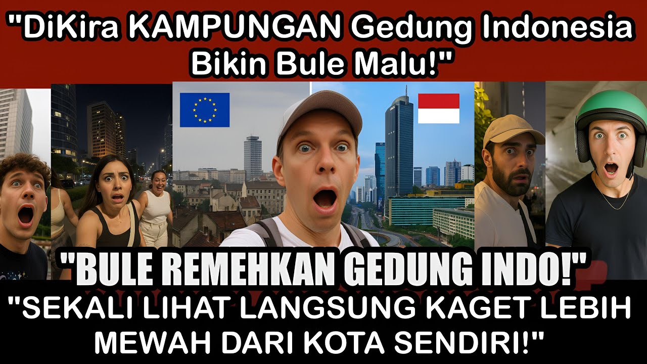Orang Bule Remehkan Gedung Indonesia, Sekali Lihat Langsung Kaget—Lebih Mewah dari Kota Sendiri!