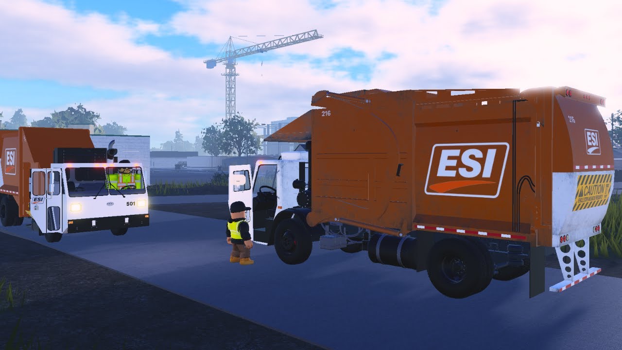 Roblox Garbage Trucks | 3 MSL, Rear Loader, and Front Loader Garbage Trucks in Action