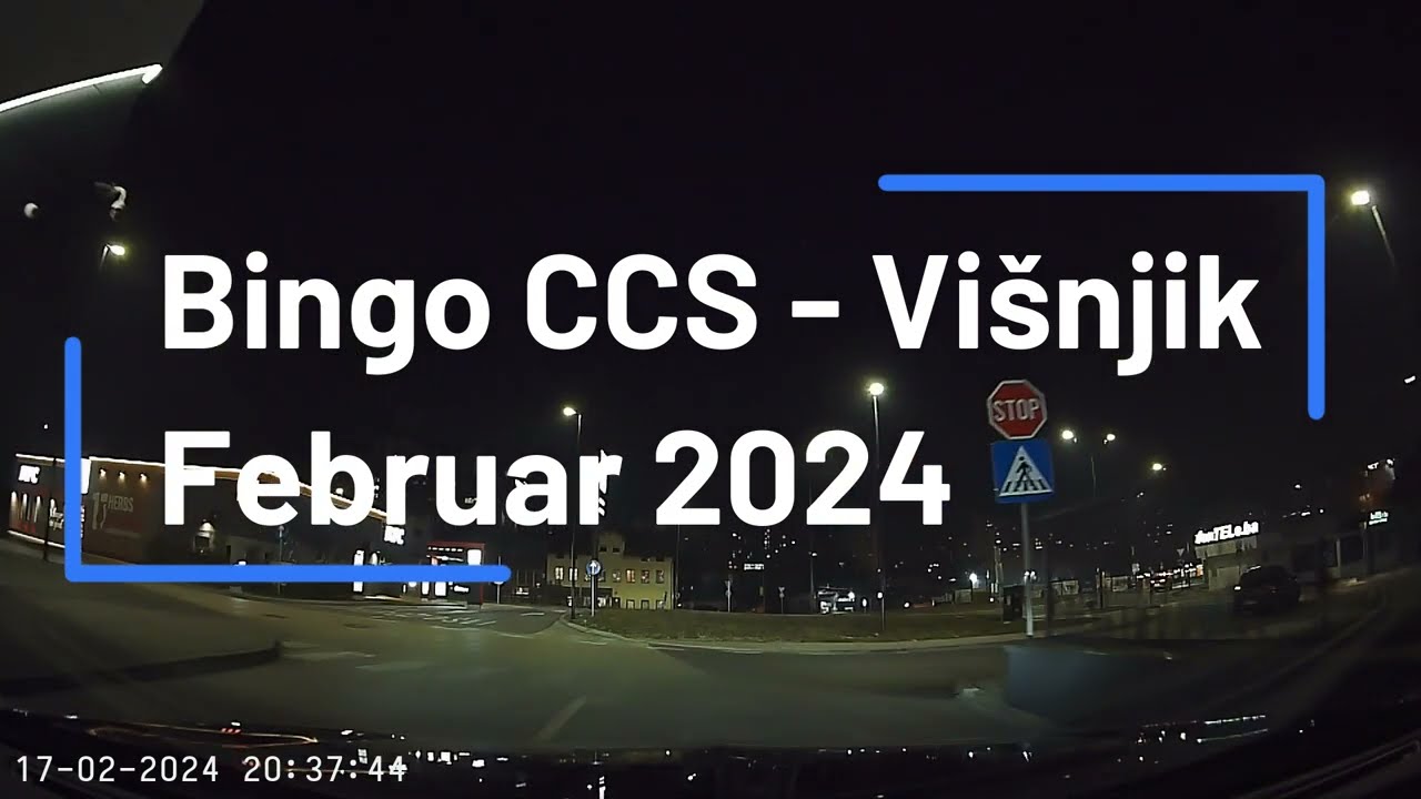 Vožnja 4K: BINGO CCS - Vi&scaron;njik #february #2024 #dashcam #onboardcam #visitbosnia #visitsarajevo #bih