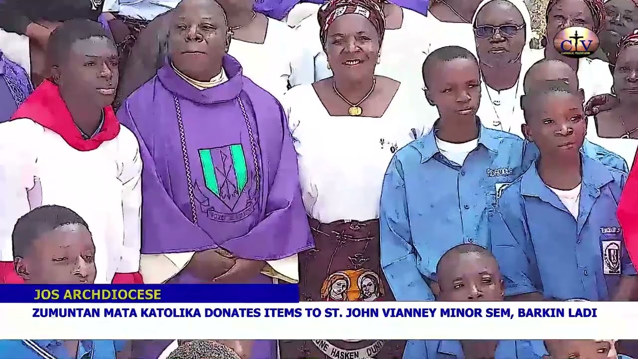 Zumuntan Mata Katolika Donates Items to St. John Vianney Minor Sem, Barkin Ladi