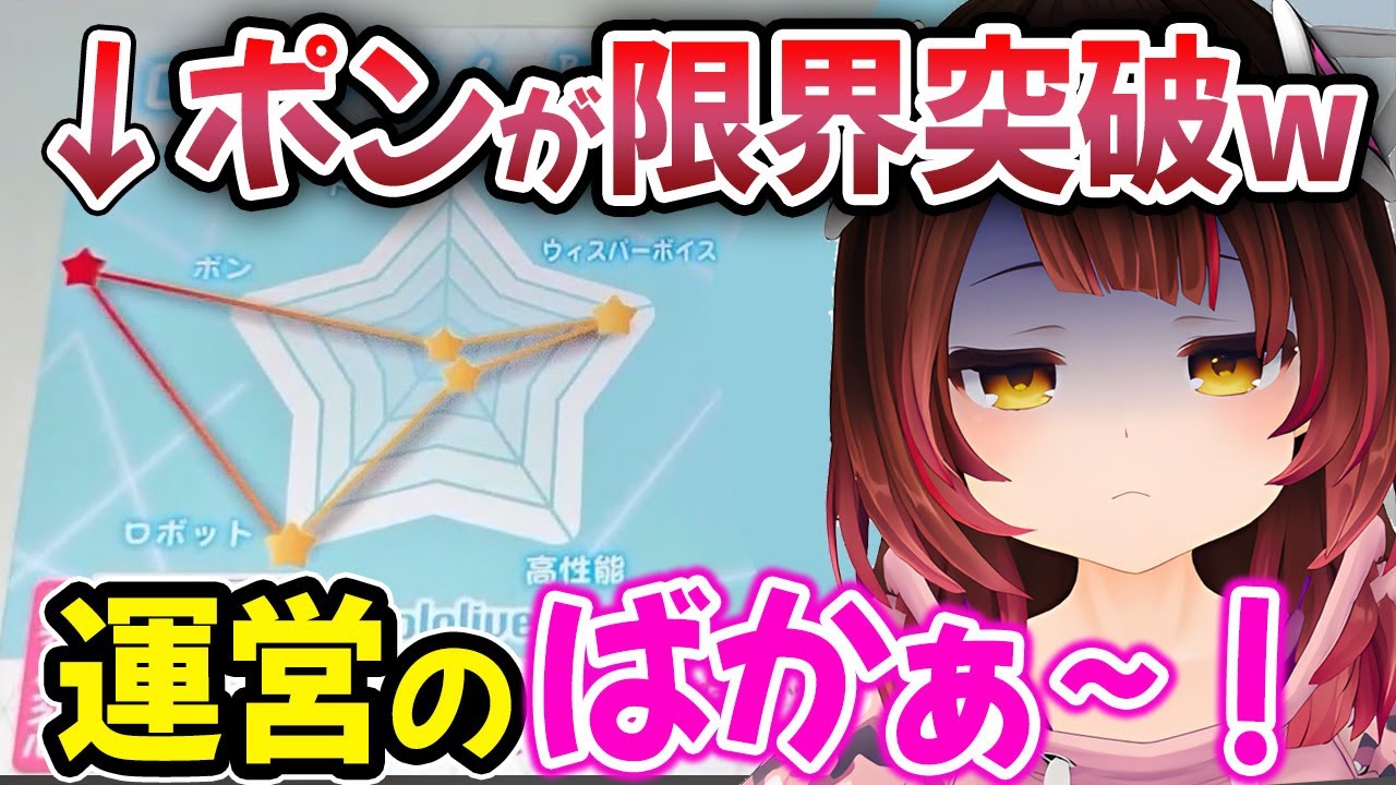 【ロボ子さん】「ポン」の値が振り切れていることにご立腹のロボ子さんｗ【ホロライブ切り抜き】
