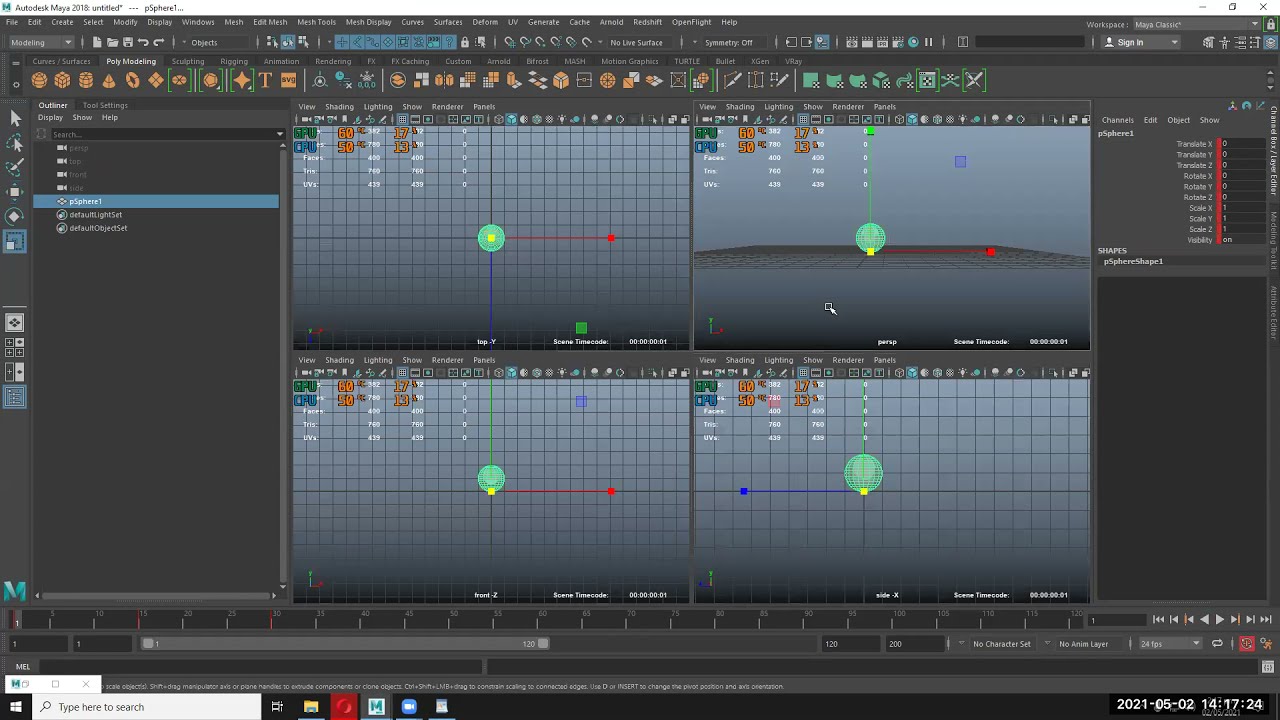 How to make animation in Maya | 3d modeling | character design