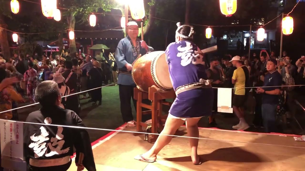 (高速) 八木節　新宿 花園神社 盆踊り　20230802