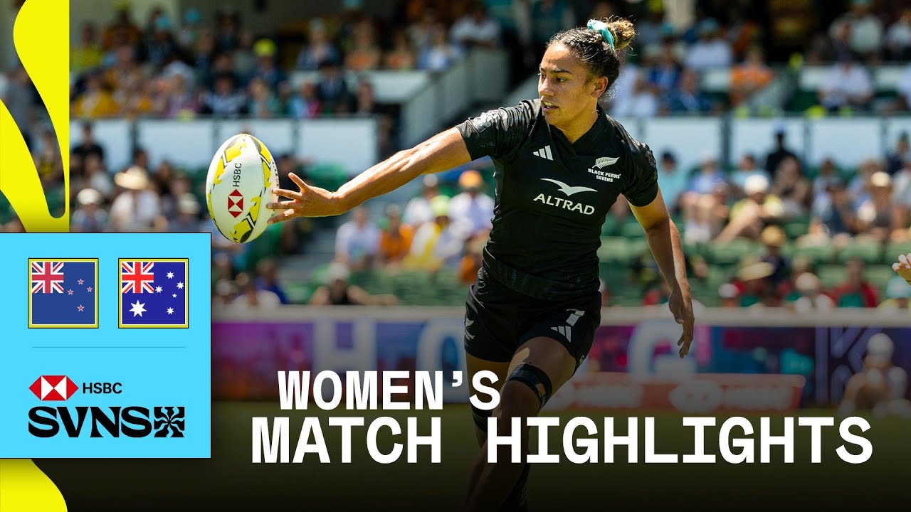 Black Ferns BREAK Aussie hearts! | New Zealand v Australia | HSBC SVNS Perth 2026 | Match Highlights