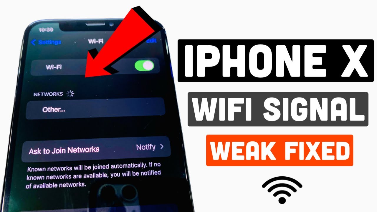 iPhone X Wifi Signal Weak Fixed ! How To Fix iPhone X WiFi Not WORKING