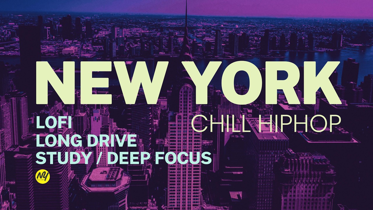New York Lofi Hip Hop 🌃 Midnight Haze & Chill City Vibes 4K