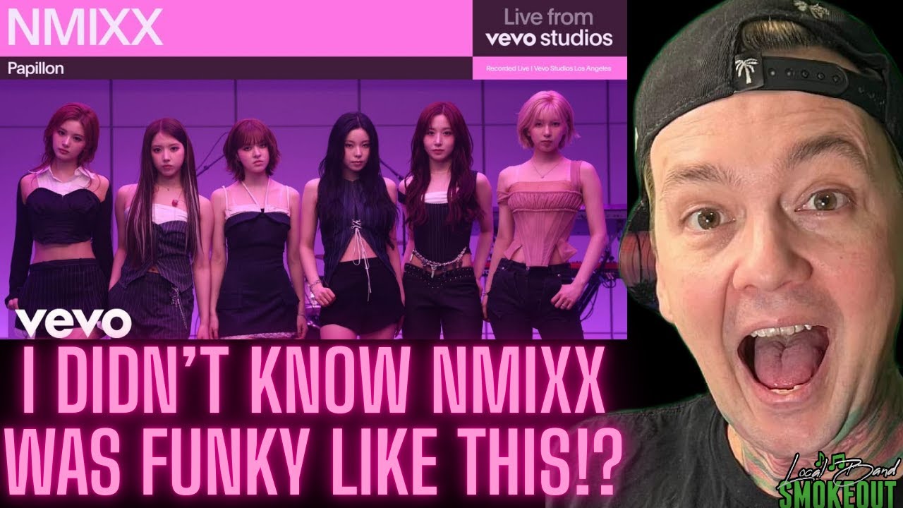 Nmixx - Papillon ( Reaction ) LIVE FROM VEVO STUDIOS