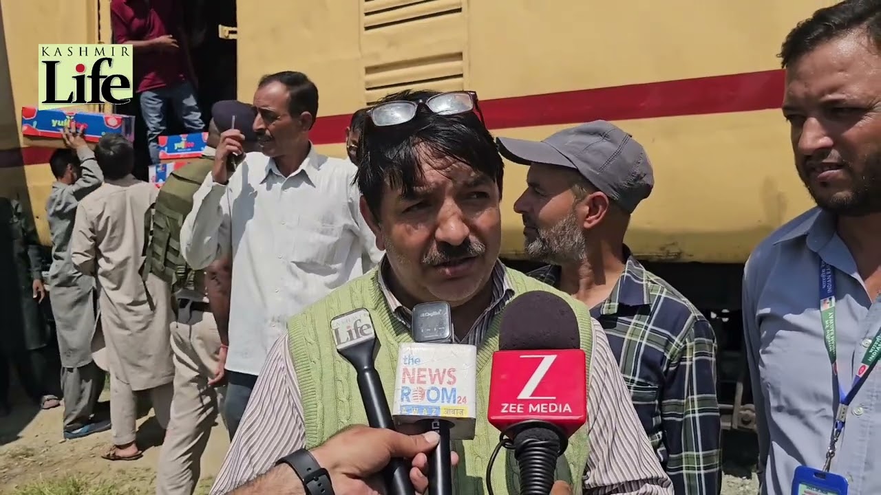 Kashmir's First Apple Train