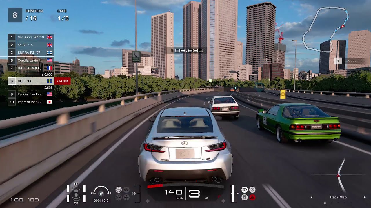 Gran Turismo™SPORT- Lexus RCF Gameplay
