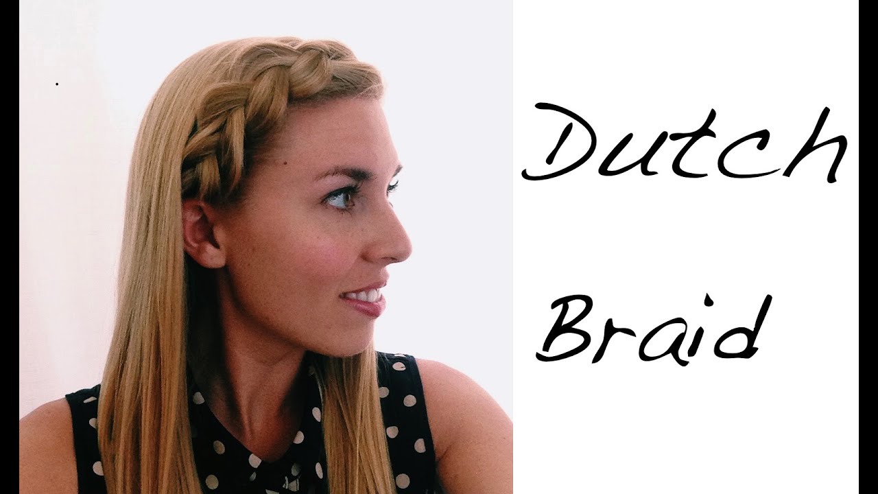 Back to School Hair- Chunky Dutch Braid Headband
