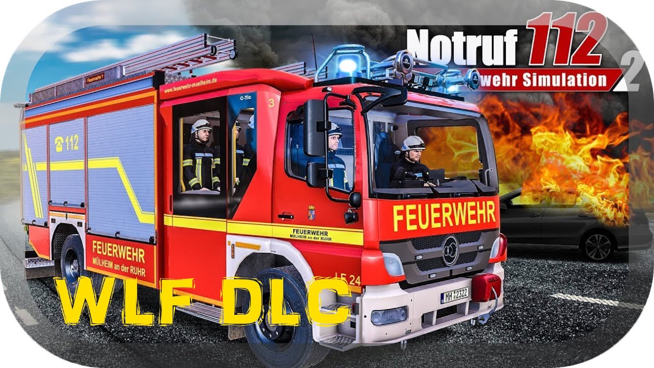 Notruf 112 2 ➤ WLF-DLC ➤ Fahrrzeugvorstellung und Einsatz
