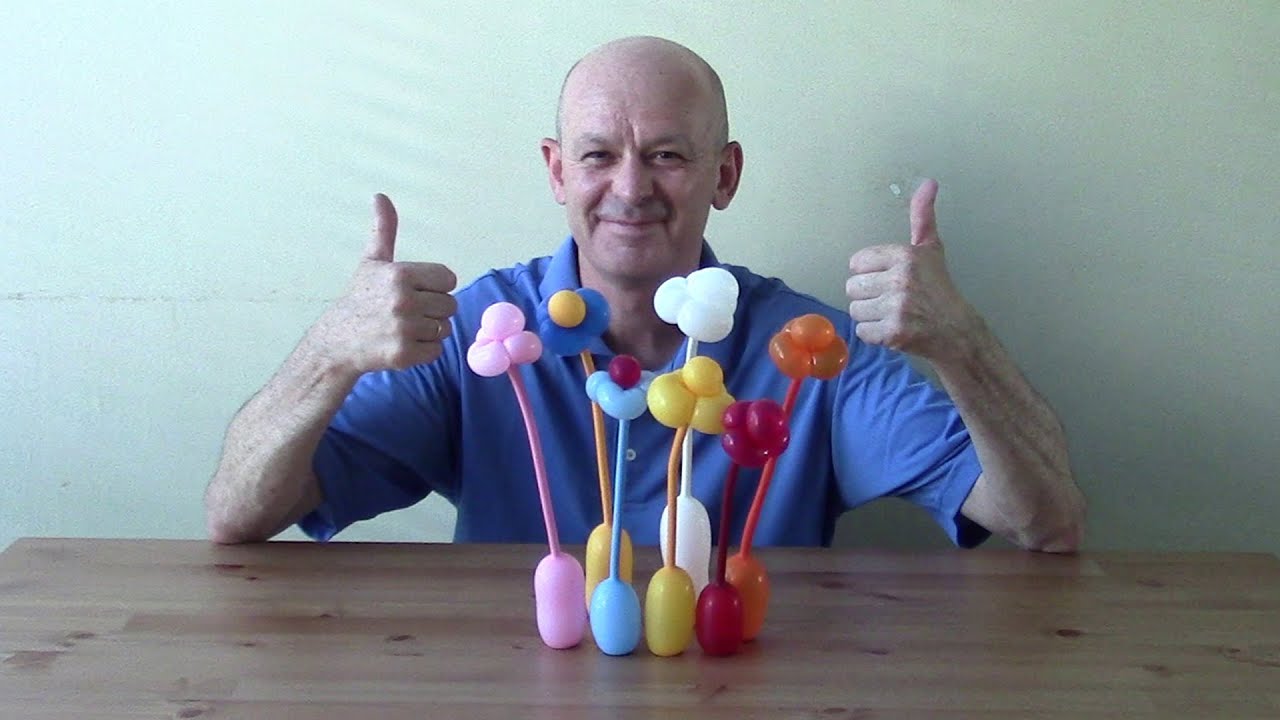 One Balloon Flower. How to make balloon flower