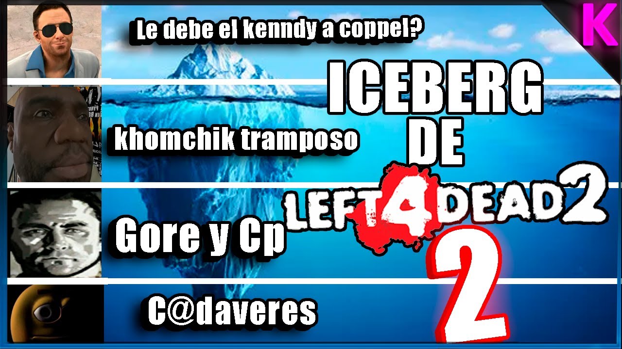 El Iceberg De Left 4 Dead Niveles Adicionales Mas Curiosidades, Teorias y Mas Misterios