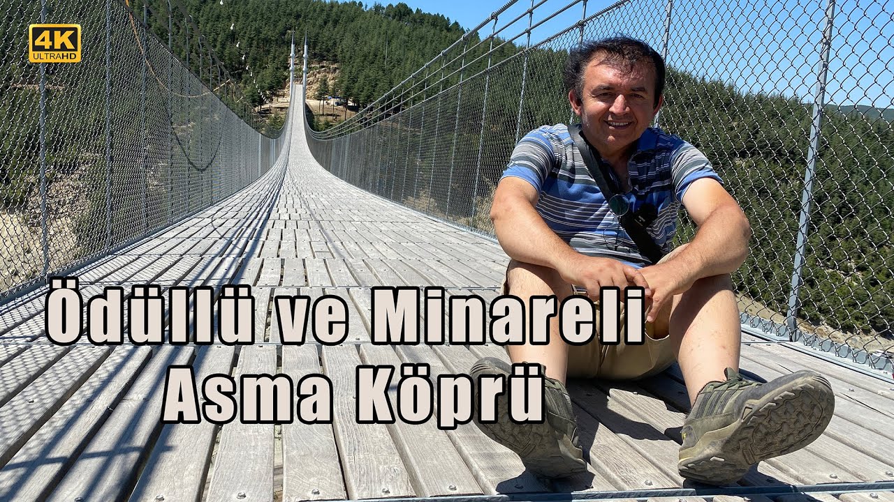Havadan Görüntülerle Minareli Asma Köprü | Andırın Maraş