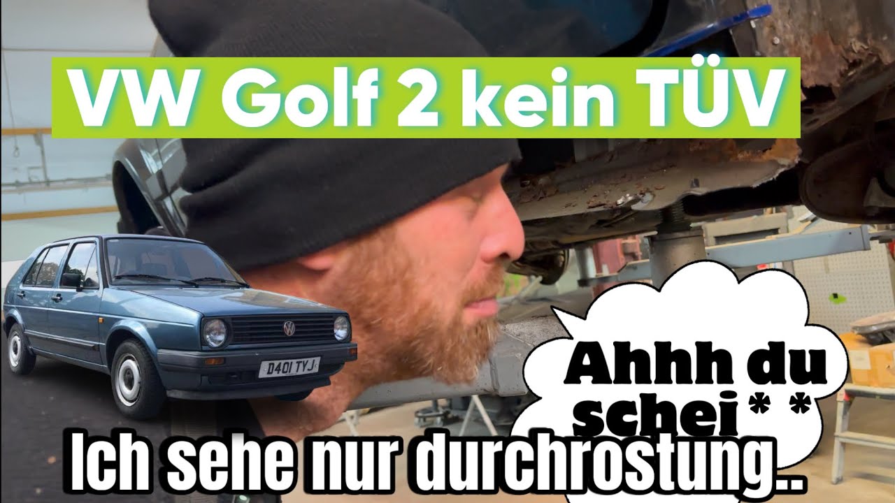 VW Golf 2 Schweller/Radläufe/ Unterboden Teil1
