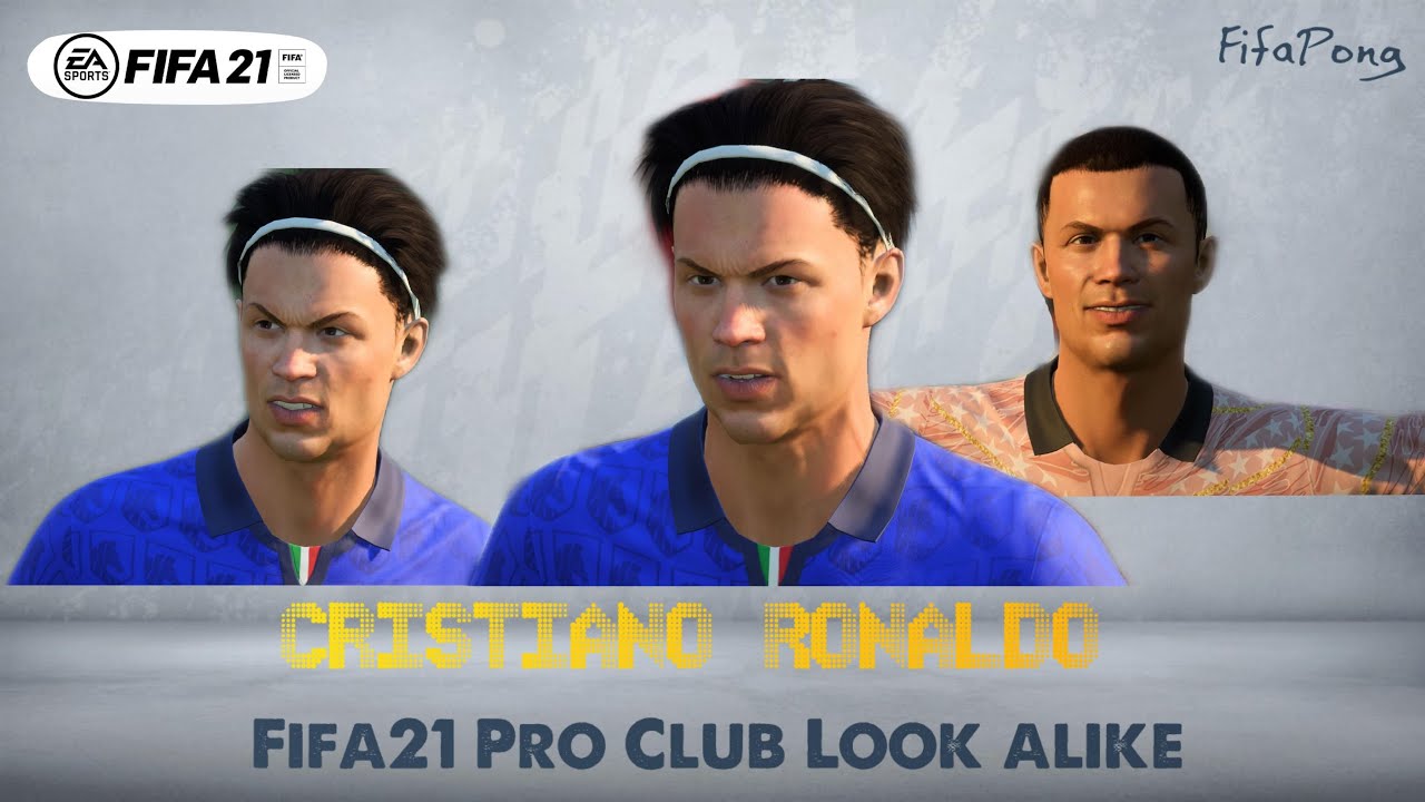 Fifa21 Virtual Pro club look alike Cristiano Ronaldo // Juventus // Portugal