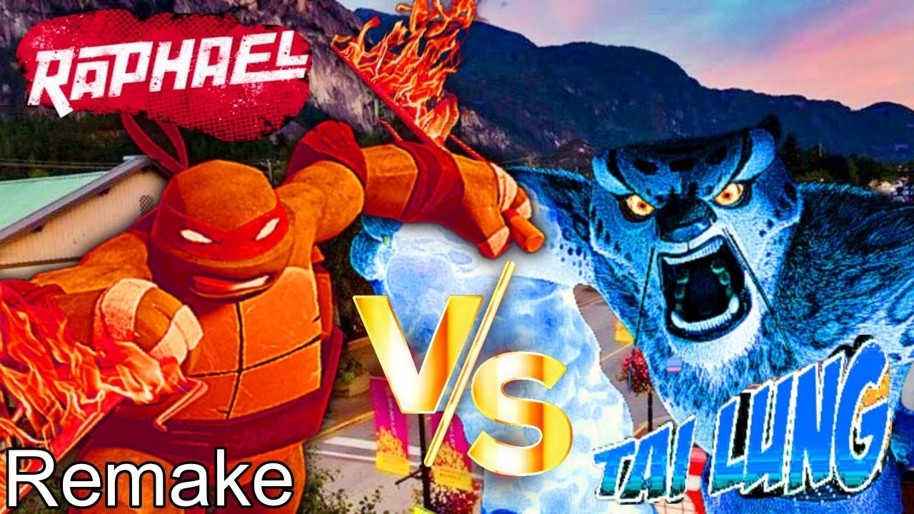 Raphael Vs. Tai Lung (Remake)