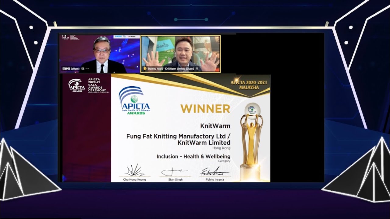 KnitWarm @ APICTA 2020-21 Gala Awards Ceremony