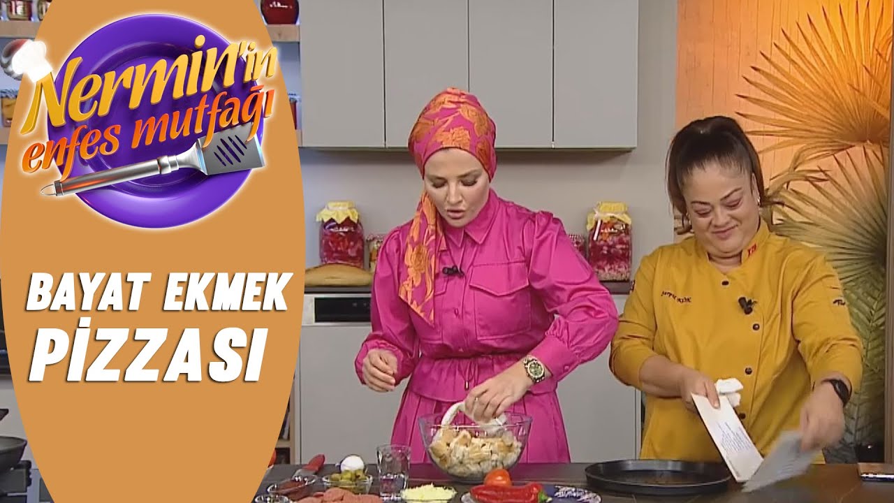 Nermin Öztürk Bayat Ekmek Pizzası Tarifi Nermin'in Enfes Mutfağı