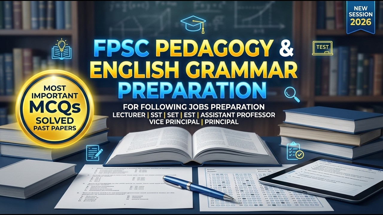 English & Pedagogy Preparation 2025| FPSC Lecturer & Subject Specialist|New Session from 12 Dec 2025