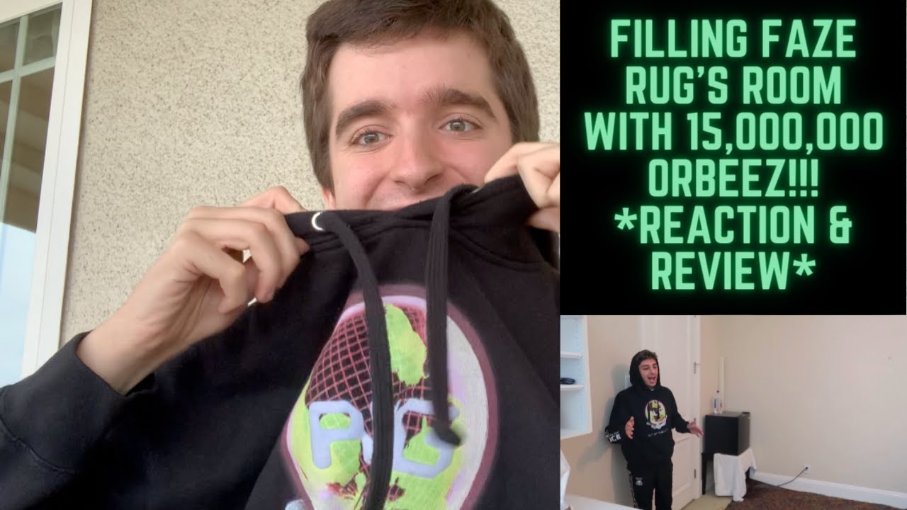 Filling FaZe Rug's room with 15,000,000 ORBEEZ!!! *Reaction & Review*