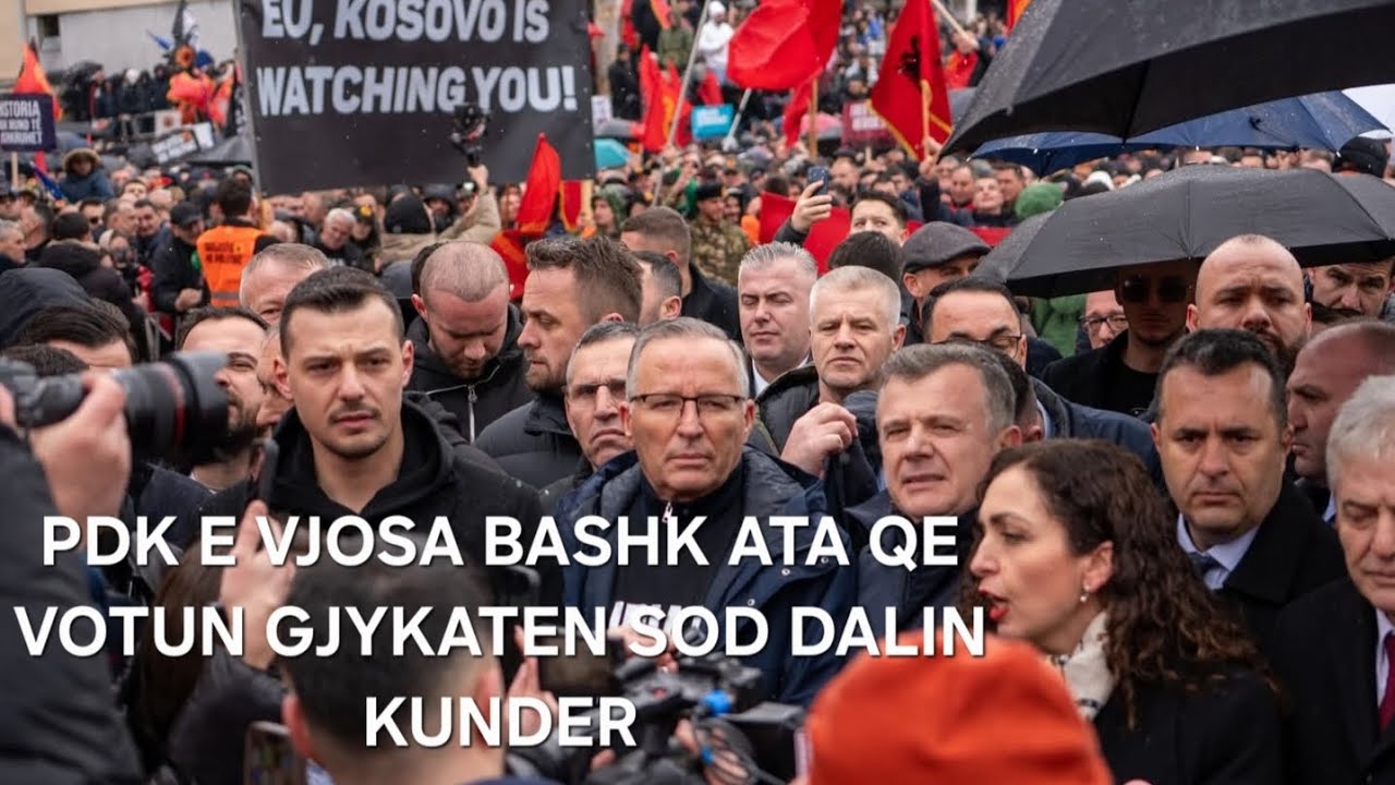 QKA LYPI VJOSA NE PROTEST KUNDER GJYKATES E KA PAS VOTU BASHK PDK LDK
