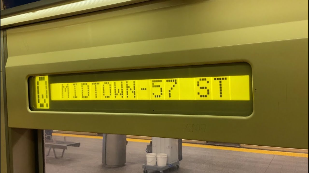 BMT Subway: R46 (Q) Train Ride from Coney Island to 96th St via West End Express / Whitehall St