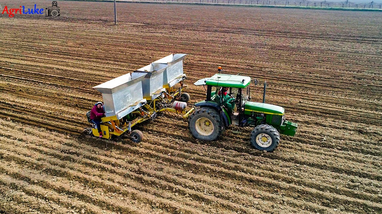 Trapianto Barbabietole da seme | Alberrtazzi & John Deere 5500