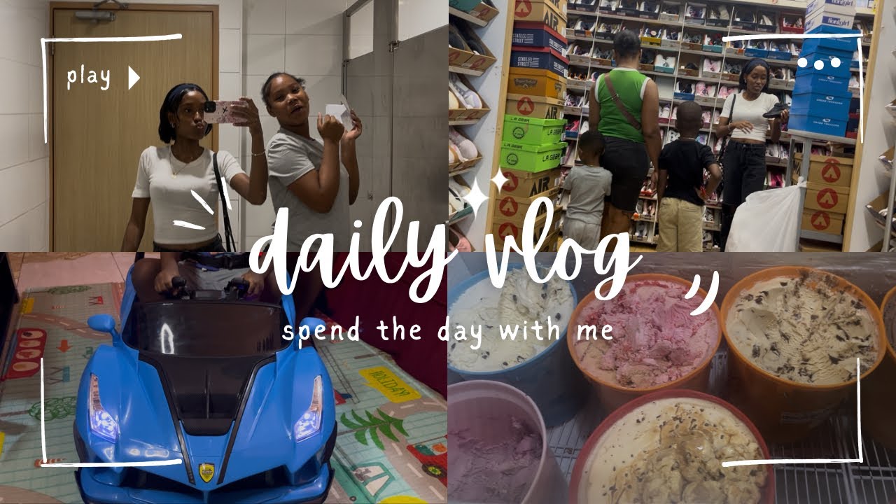 Days in the life of young 9-5 mom //early birthday present/school shopping+more !!