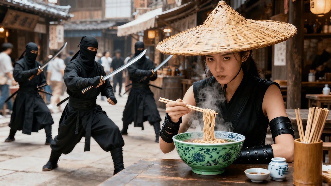 被圍剿的少女身懷絕技，數十名刺客齊上也不是她的對手！ #功夫 #kungfu