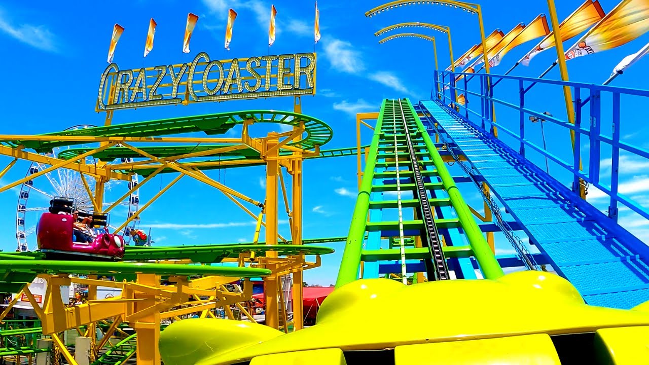 CrAzY Coaster - Orange County Fair 2023 4K