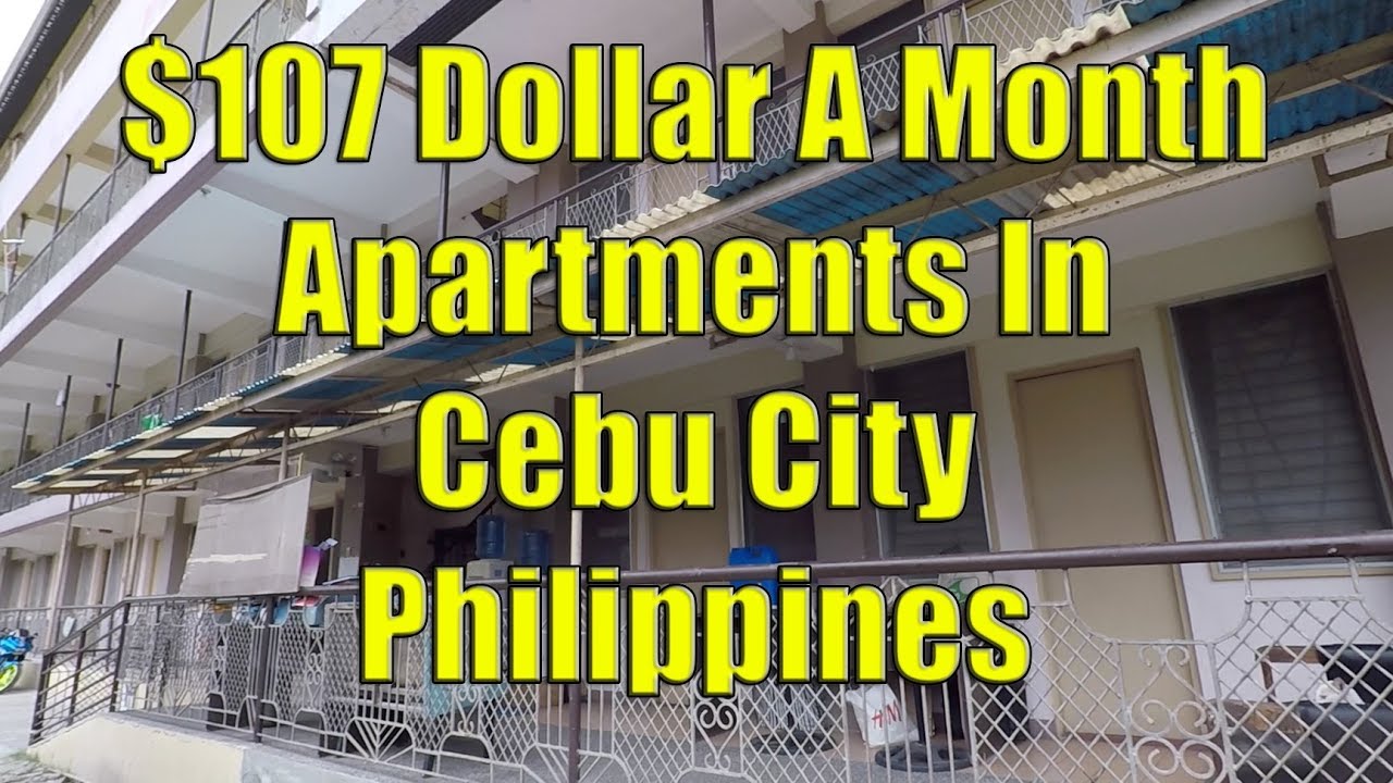 $107 Dollar A Month Apartments In Cebu City, Philippines.