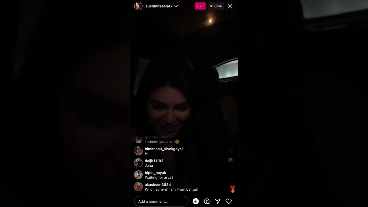Sushmita sen Live on instagram || Talking About her upcoming movie ❤️