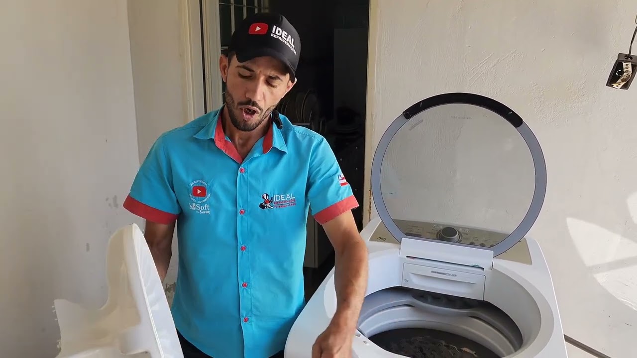 Máquina Brastemp BWH 15 não bate as roupas saiba porque.