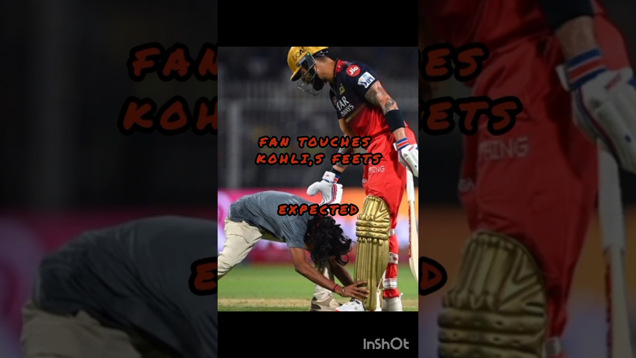 THE FANS TOUCHINGS IN PLAYERS FEET#cricket #IPL#champions