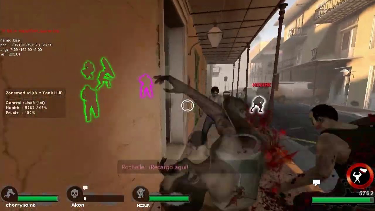 Left 4 Dead 2 Wipe Tank Vanillero 