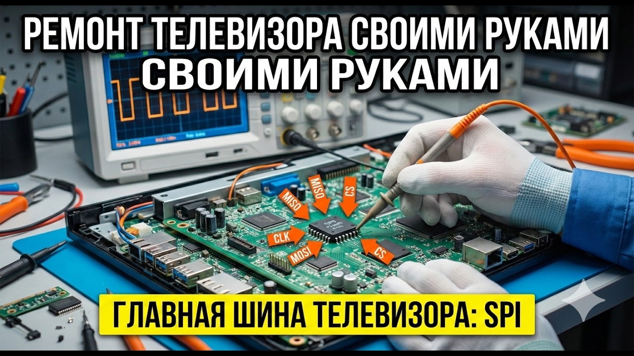 SPI-интерфейс: Почему это самая важная шина в твоем телевизоре? Разбор для мастеров