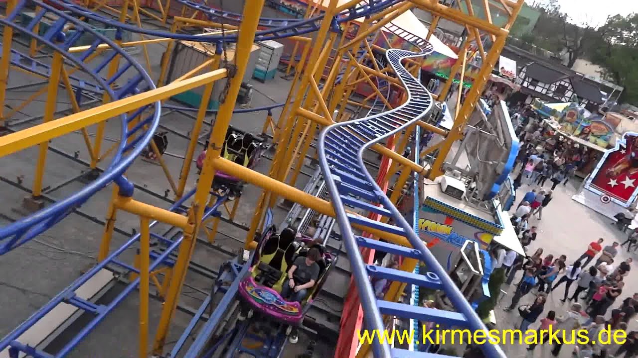 Spinning Racer Oscar Bruch Onride Rollercoaster Fr&uuml;hjahrsbend Aachen 2014 by kirmesmarkus